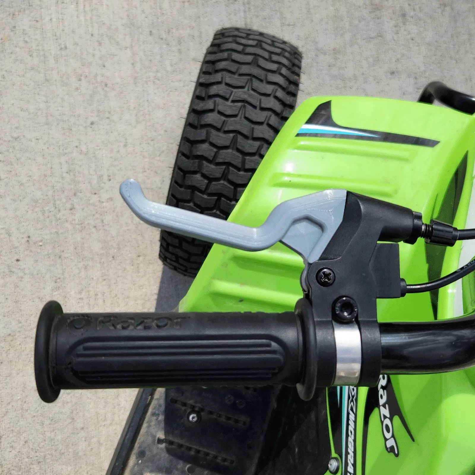 Razor Short-Reach Brake Lever - Black - Left - Image 3